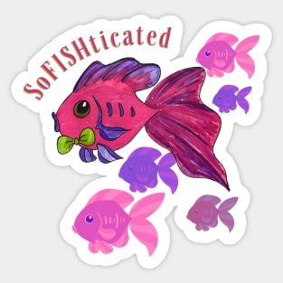 So-FISH-ticated Sticker